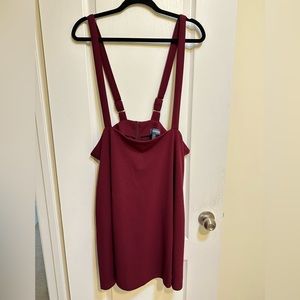 ModCloth Overall Winner Jumper - burgundy